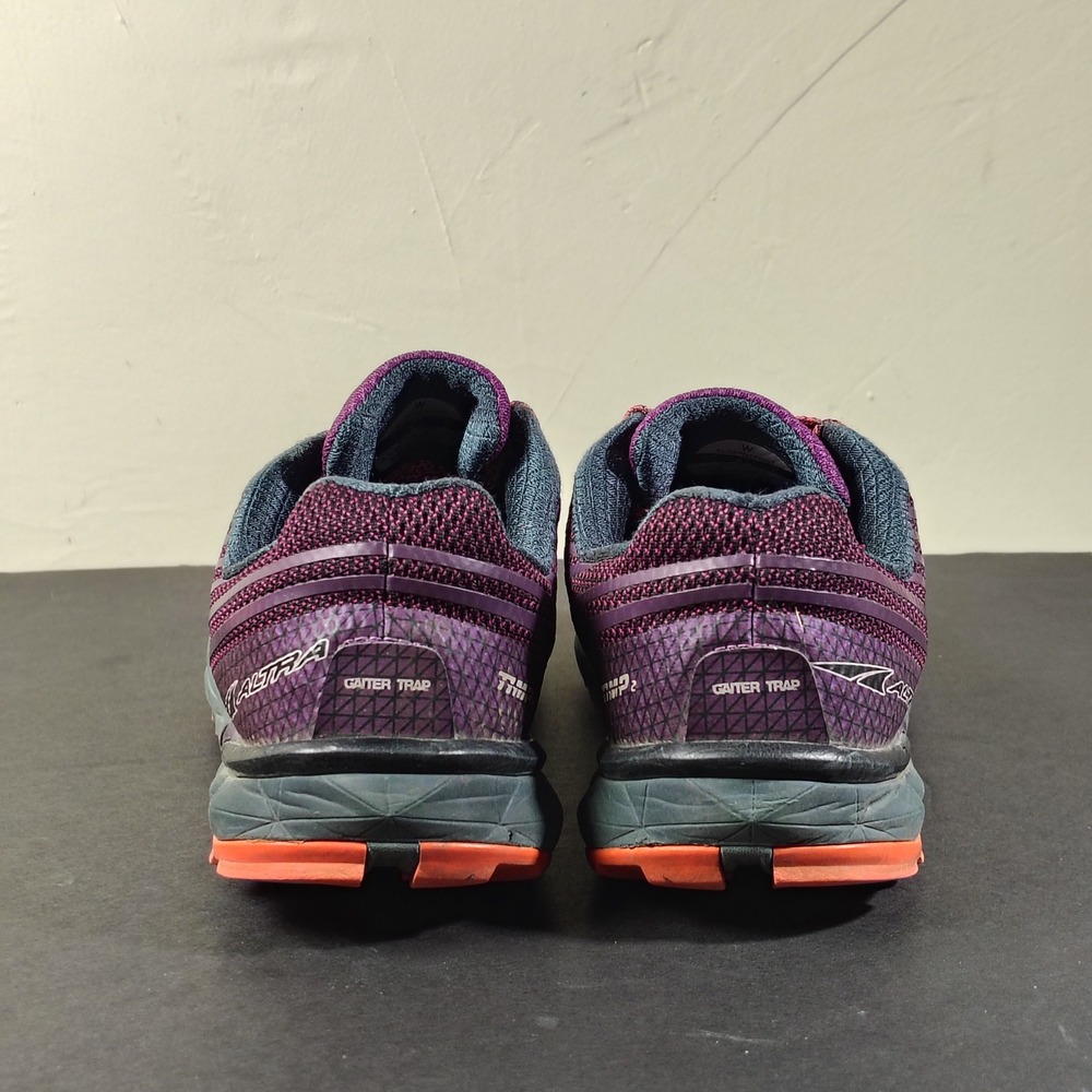 Altra Timp 2 Women Size 9.5 Purple Orange Mesh Trail Running Shoes AL0A4QTP003 - Picture 6 of 16